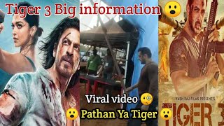 Tiger 3 shoot video leaked Shahrukh khan, Salman khan, Srk pathaan look Tiger zinda hai video viral