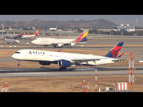 (ICN/RKSI) 20 minutes Airplane ✈ Takeoff, Landing