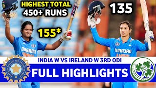 India Vs Ireland Womens 3rd ODI Match Highlights 2025 | IND W VS IRE W ODI Match Highlights