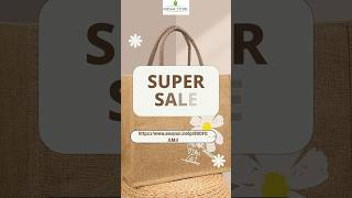 Jute Bags at 30%off *Krisha Store* #jute #bags #bag #fashion #ecofriendly #shorts #trending #like