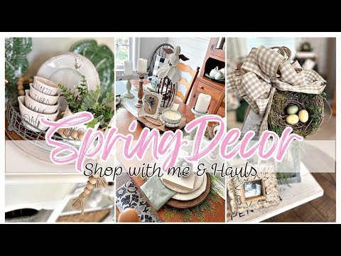 SPRING DECOR 🌸 SHOP WITH ME 🌸 ALL OUR FAVORITE STORES