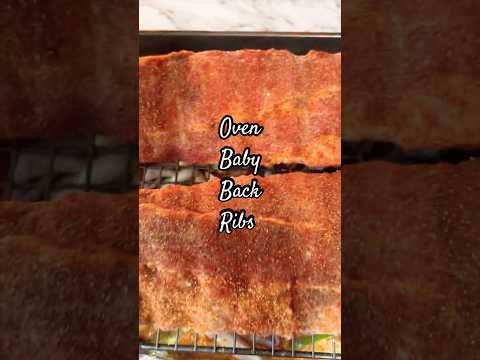 Delicious 😋 BABY BACK RIBS IN THE OVEN #food #foodshorts #ribs #oven #foodie #dinnerideas #fypシ