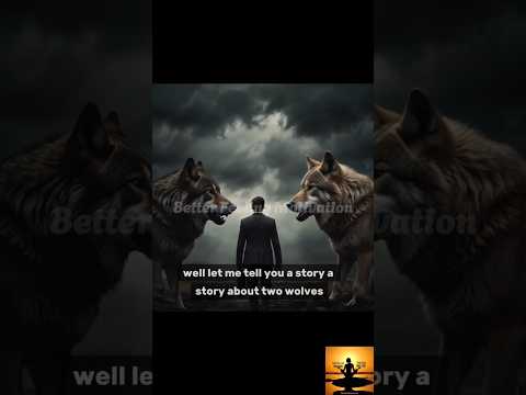 "The Two Wolves – A Life-Changing Story 🐺 | Which One Will You Feed?" #wisdom #shorts #inspiration