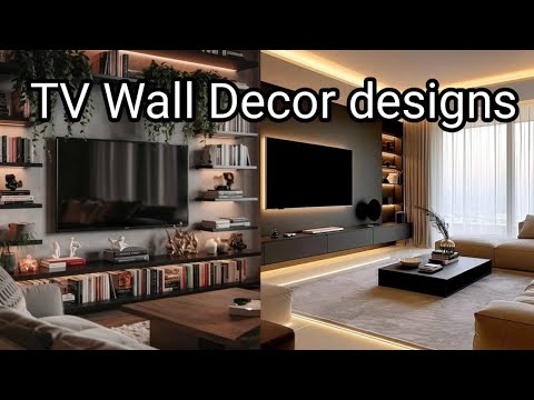 New TV Wall Decor Ideas 2025 .@homedecorationideas289