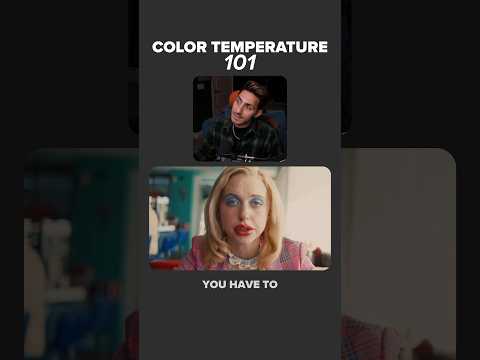 Color Temperature 101 #colorgrading #davinciresolve