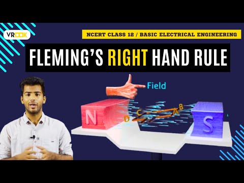 Flemings Right Hand Thumb Rule - Basic electrical engineering | NCERT class 12 |  Electric current