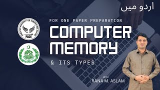 Computer lecture-5,  What is Computer Memory?and its types I Secondary memory and Primary memory