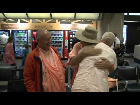 Srila Janardan Maharaj Arrives in SLC