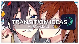 4 Transition Ideas + TUTORIALS || Alight Motion