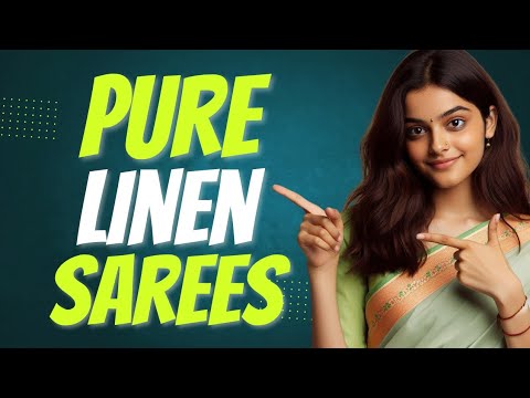 Pure Linen Sarees – Elegant Collection for Tamil Women | Shri Murugan Sarees🥻