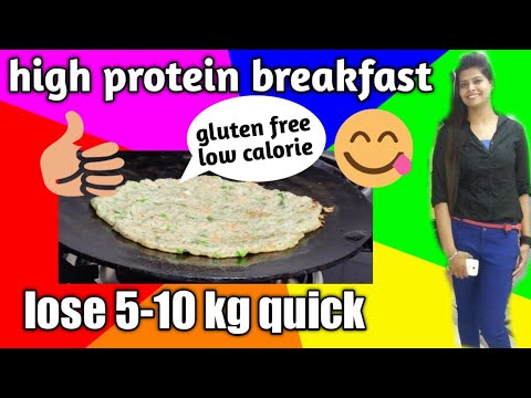 Lose Weight With Low Calorie High Protein Moong Dal Chilla | Quick Weight Loss Recipes | Fat Loss