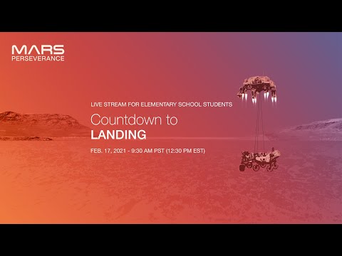 Countdown to Landing: Live Stream for Elementary School Students