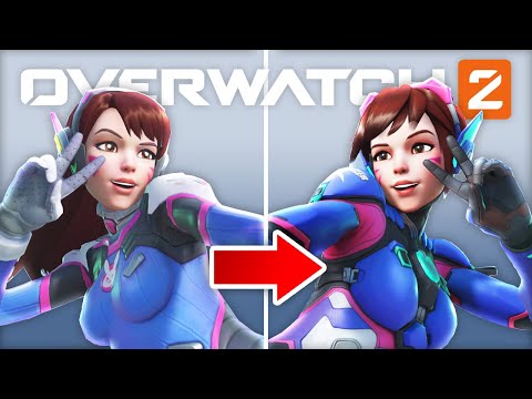 Overwatch 2: Every Hero NEW Skin vs Old Skin Comparisons (In Game)