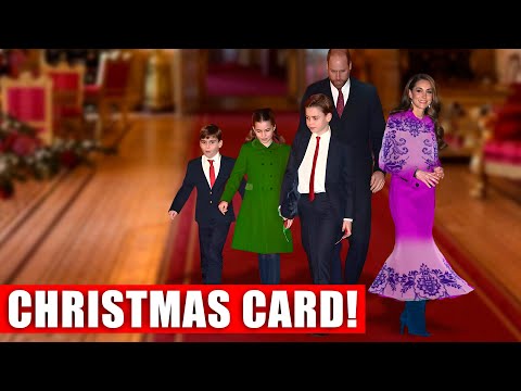 A NEW CHRISTMAS CARD! CATHERINE, WILLIAM, GEORGE, CHARLOTTE AND LOUIS HAVE CONGRATULATED THE BRITS!