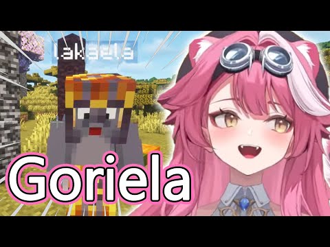 Touring Hololive Minecraft Server With Kaela (Raora Panthera)