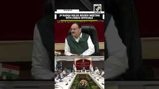 JP Nadda holds review meeting with CDSCO officials