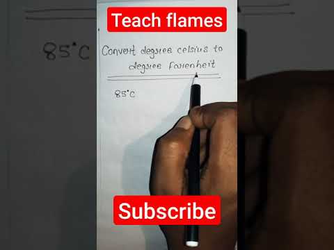 convert degree celsius to farenheit #shorts #mathstrick #easymaths #celsius