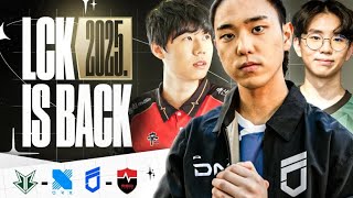 THE LCK IS BACK - BRO VS DRX & DNF VS NS - CAEDREL