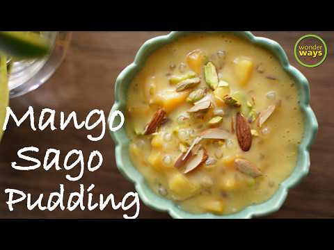 Creamy and Refreshing Mango Sago Pudding | Easy and Fun to Make!