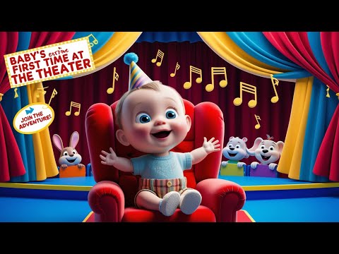 Baby’s First Time at the Theater 🎭 | Fun Song for Kids | Baby’s Theater Adventure