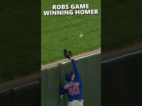 Robs the GAME-WINNING homer to end it!