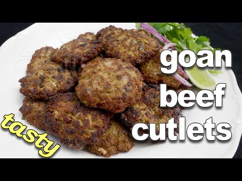 Goan Beef Cutlets | Beef Kebab Recipe | Goan Beef Recipes