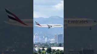 Emirates 777 Landing at Mactan Cebu International #planespotting #philippines #airport #emirates