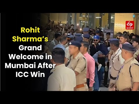 ICC Champions Trophy: Rohit Sharma Receives Grand Welcome In Mumbai After India’s Title Win