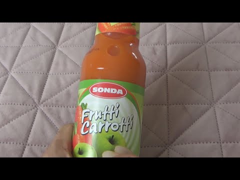 Sonda Carrot and Apple Nectar 750 ml Unboxing and Test