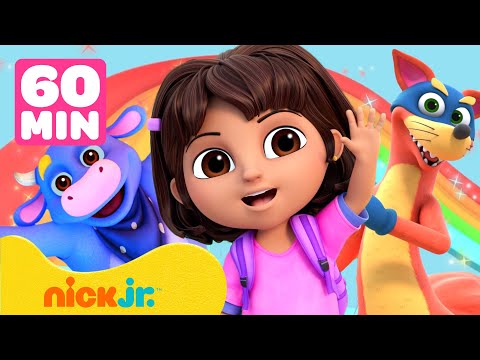 Dora | ¡Maratón de EPISODIOS COMPLETOS de Dora! ➡️ | 5 Episodios en 1 Hora! | Nick Jr. en Español