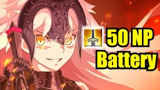 [FGO] Jalter's 50 NP Battery Buff (Ephemeral Dream) demonstration