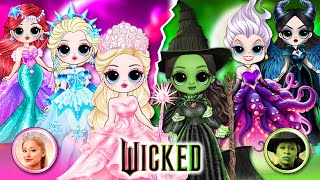 Wicked | Disney Princess or Witch Fashion Contest? | DIY Paper Dolls Fashion