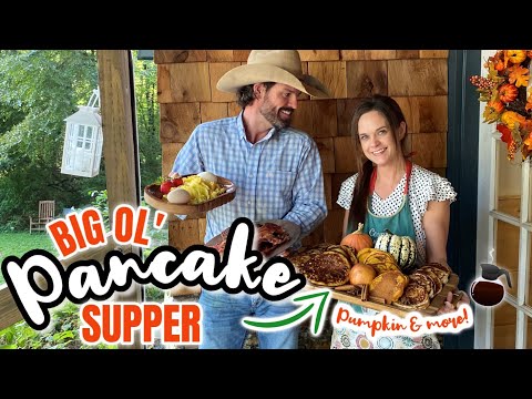 Pancake NIGHT just got BIGGER! | Easy PUMPKIN pancakes that melt in your mouth! | Southern Cooking