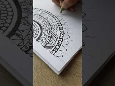 Mandala Art for beginner|#mandala #mandalaart #mandalaartforbeginners #mandaladrawing #mandalas