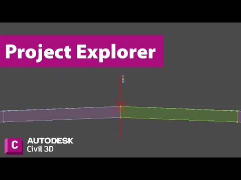 Gerencie seu projeto com o Project Explorer no Autodesk Civil 3D 2023