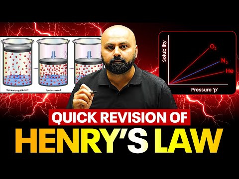 HENRY's LAW - Quick Revision in 42 Minutes | Class 11th Physical Chemistry | PhysicsWallah