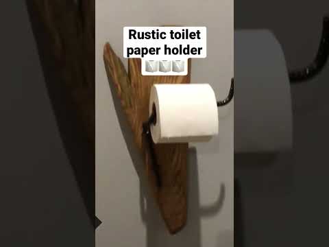 Budget friendly diy #woodendiy #toiletpaperholder #shorts