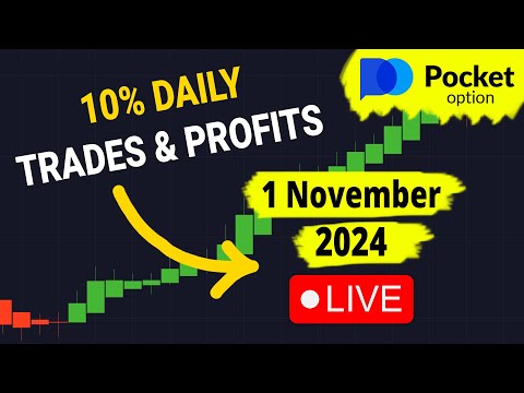 (LIVE) Pocket Option Trades - 1 November, 2024  @10PercentDaily