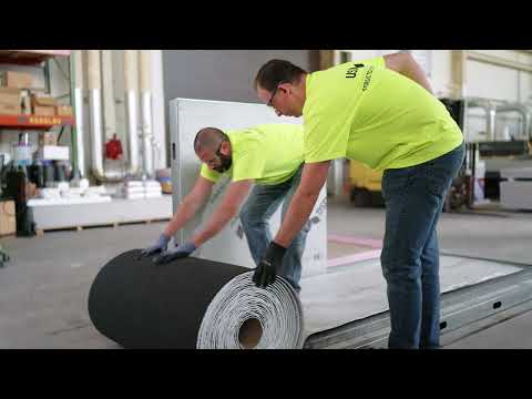 USG Levelrock® Underlayment and Sound Mat over STRUCTO-CRETE® Panels Installation