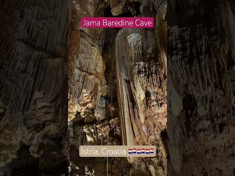 Jama Baredine Underground Cavern, Istria, Croatia #shorts #istria #croatia #caverns  #travel