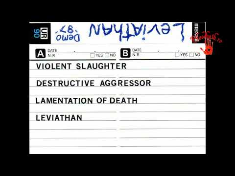 Leviathan - Legions Of The Undead (Demo 1987)