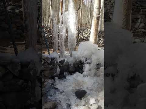 Artificial Ice Stupa