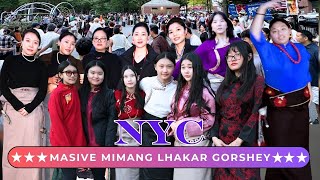 NY&NJ Masive Mimang Lhakar Gorshey 3.12.25 | ལྷག་དཀར་སྒོར་གཞས།  Tibetan Dance |#NYTibetanGorshey