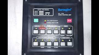 SARACOM HC-7123 Horn Control Panel: Tested & Ready for Action! 📢🚢