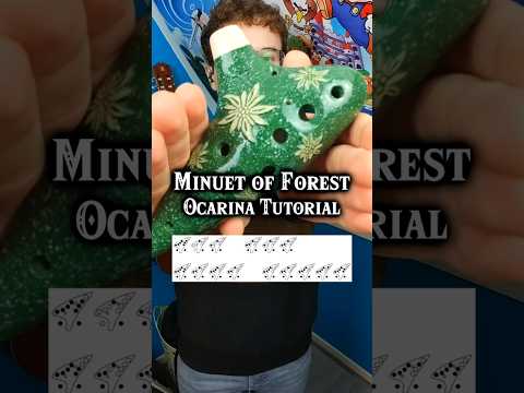 Minuet of Forest - Ocarina Tutorial🌲 #ocarinaoftime