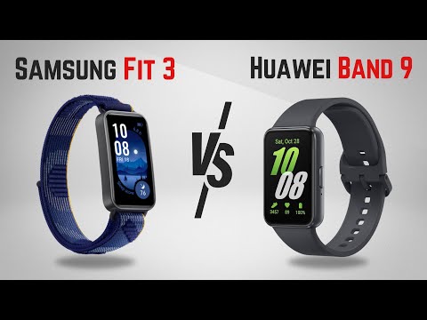 Samsung Galaxy Fit 3 Vs Huawei Band 9 [Side-by-side Comparison]