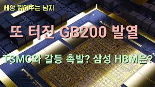 블랙웰 GB200 발열 또 터졌습니다. TSMC와 갈등이 촉발될까요. HBM에는 어떤 영향이 있을까요