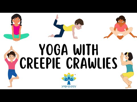 Yoga Poses for Strength and Flexibility | Fun Facts about Creepie Crawlies | Yoga Guppy