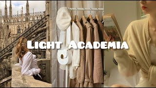 Light Academia aesthetic