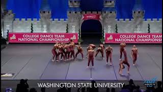 Washington State University Dance Team Jazz 2024 - semifinals